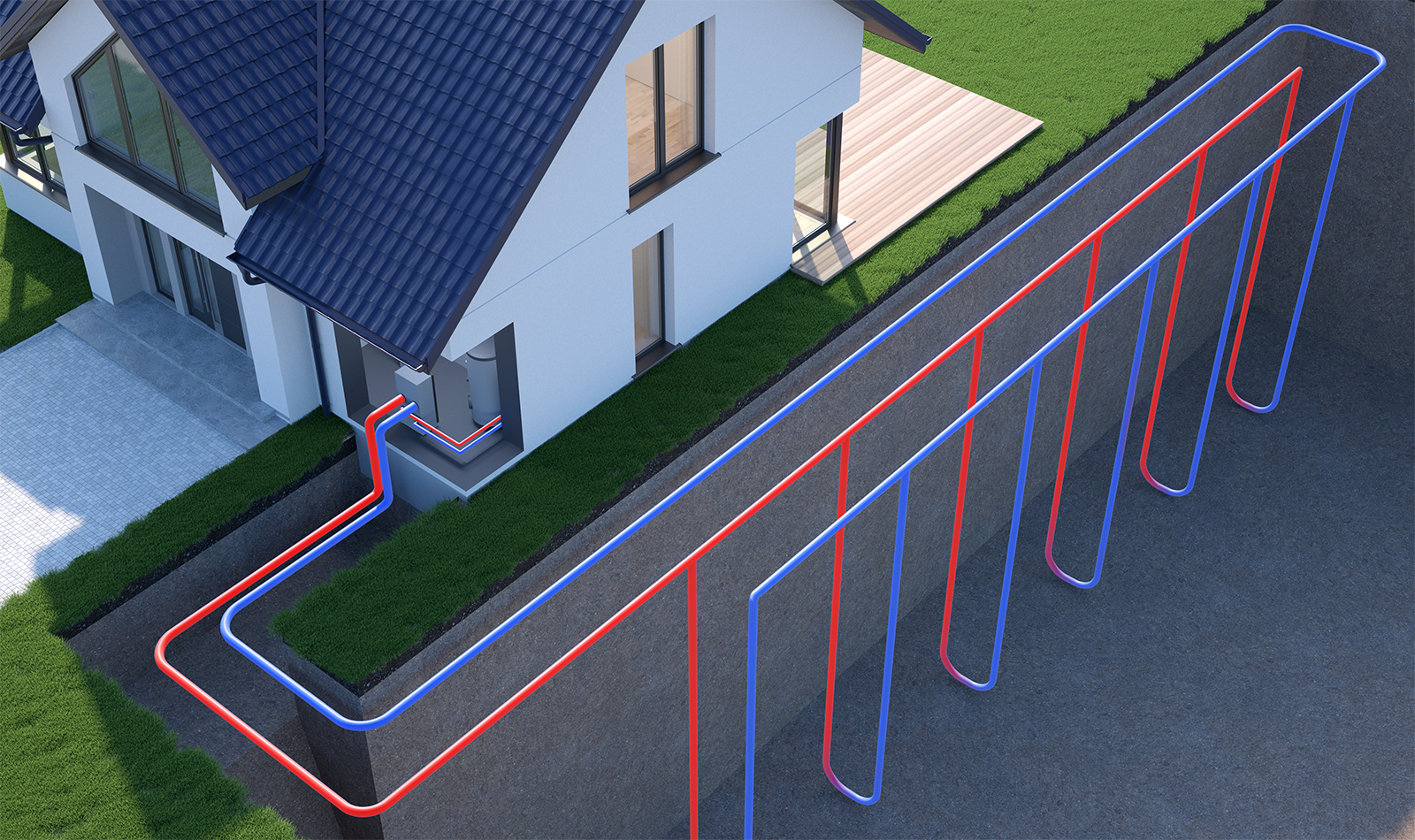 Geothermal House