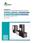97B0165N01: SE Residential Installation, Maintenance and Operation Manual